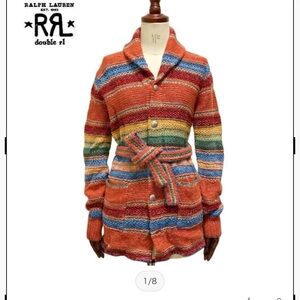 RRL Ralph Lauren hand knit Southwestern Indian cardigan women’s